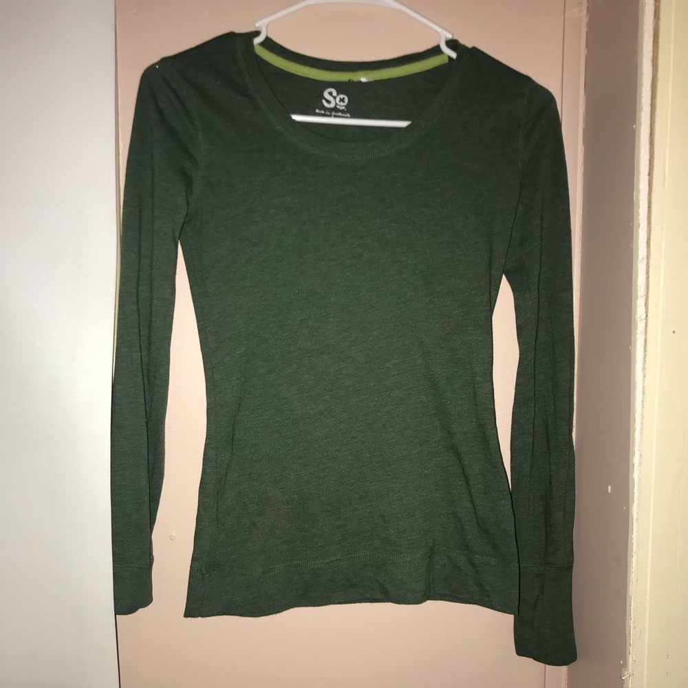 Forrest Green long sleeve top